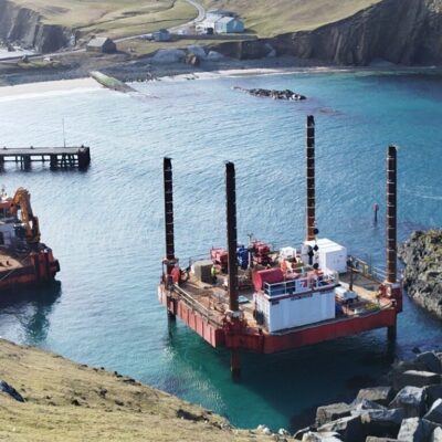 Jack Up Barge, North Haven - Fair Isle