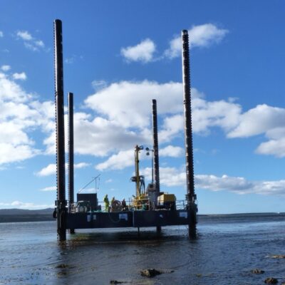Jack Up Barge, North of the Camber – Port Stanley, Falkland Islands